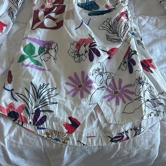 Anthropologie Asymmetrical Floral Dress - Multicolor - Picture 5 of 6